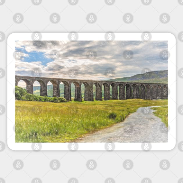 Ribblehead Viaduct Sticker by IanWL